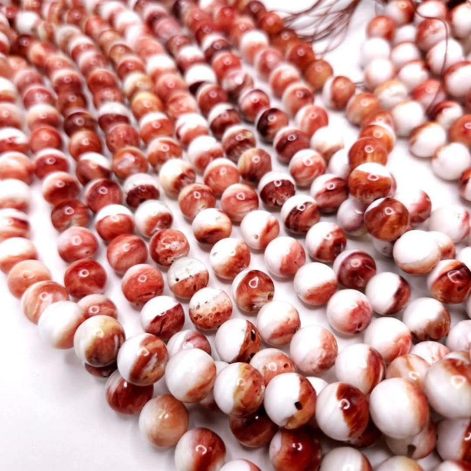 Spiny Oyster (Premium Quality)
10mm round (red), 16" strand
