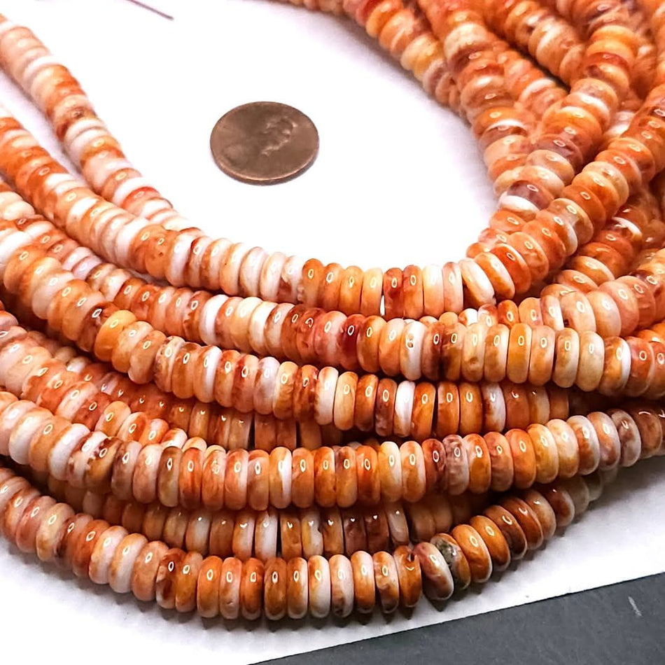 Spiny Oyster (Premium Quality)
8mm 16" strand (about 135 beads per strand)