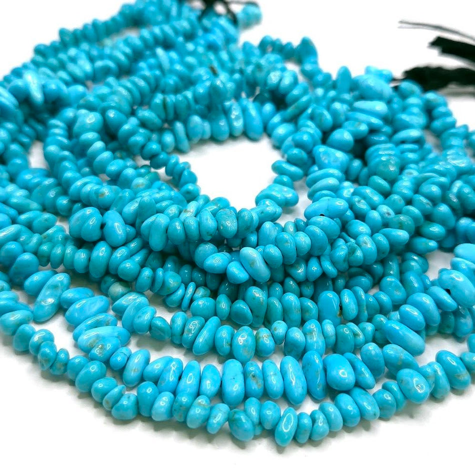 Genuine Turquoise (Campitos)
18" strand
4-5mm