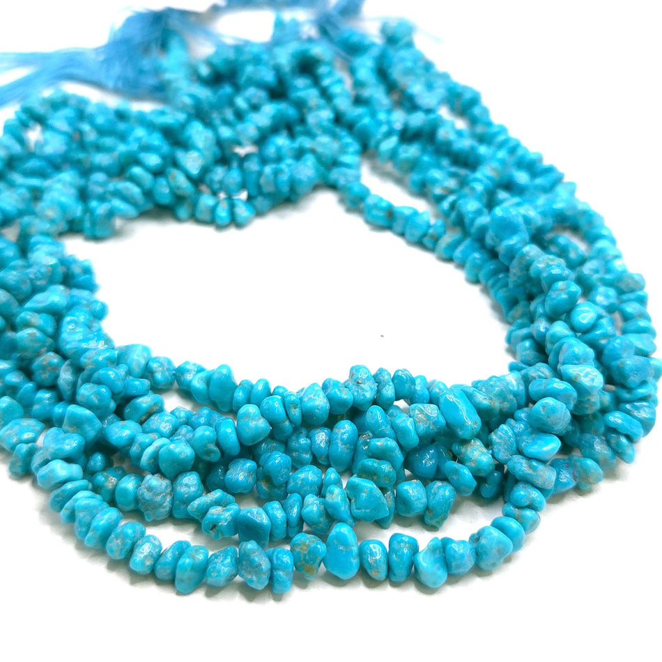 Turquoise chip
5mm, 16" strand
